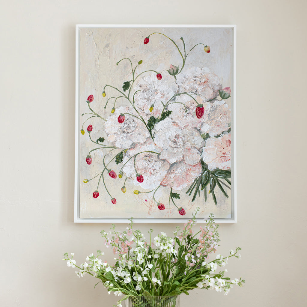 berry bouquet canvas