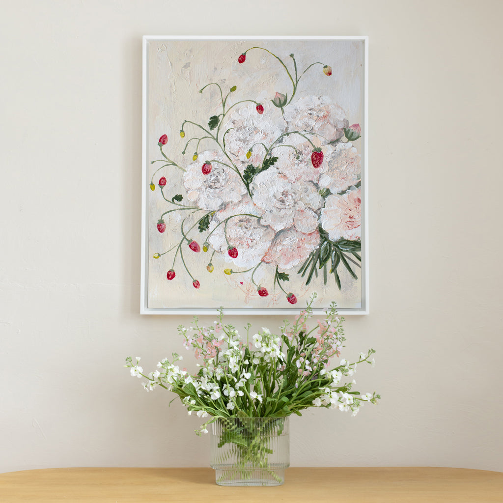 berry bouquet canvas