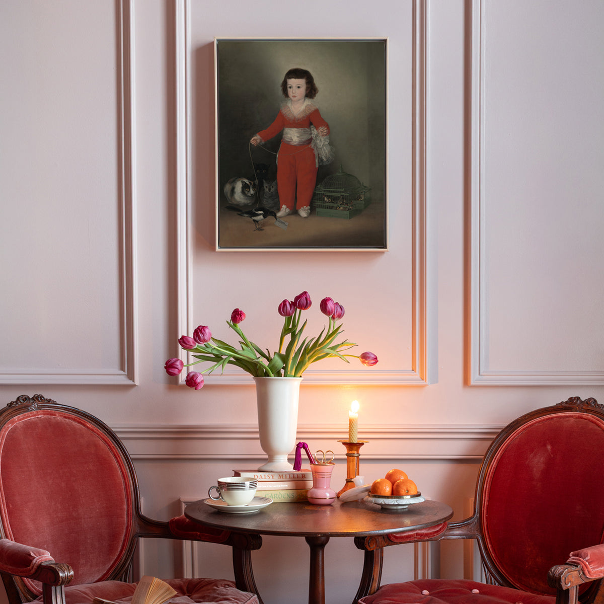 The Red Boy Canvas Wall Art