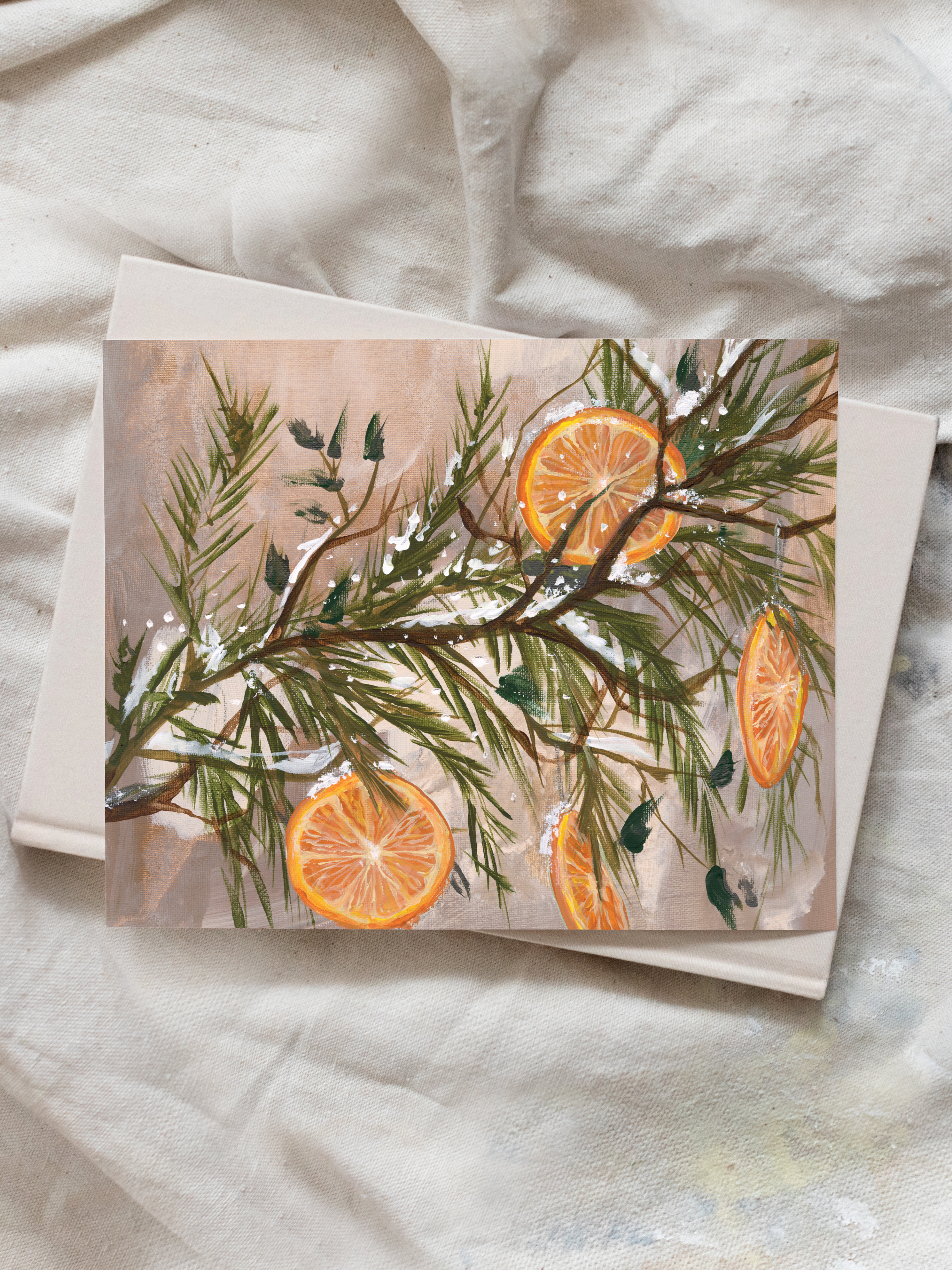 Citrus Garland, Horizontal | Canvas