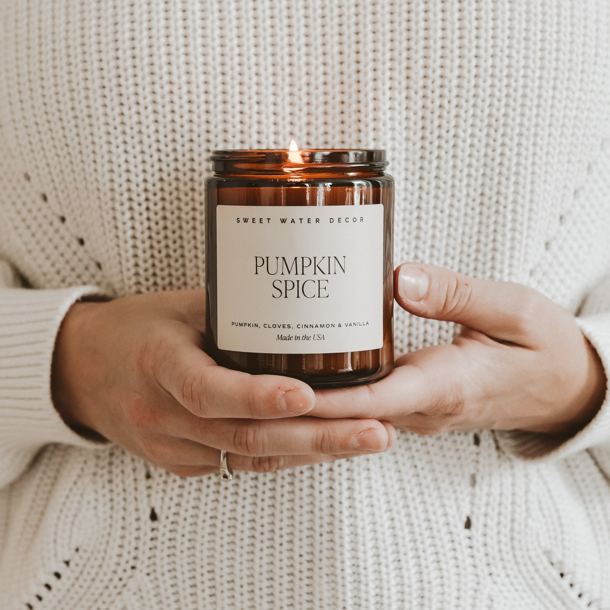 Pumpkin Spice Soy Candle (9oz Amber Jar)