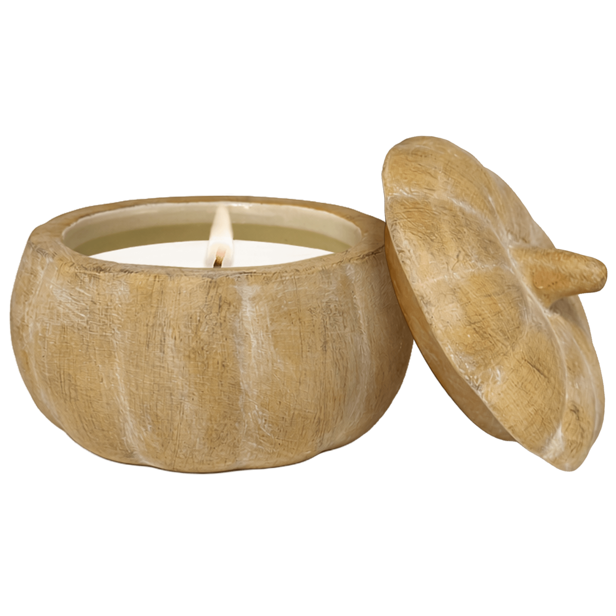 Pumpkin Spice Soy Candle (8oz Ceramic Pumpkin Jar)