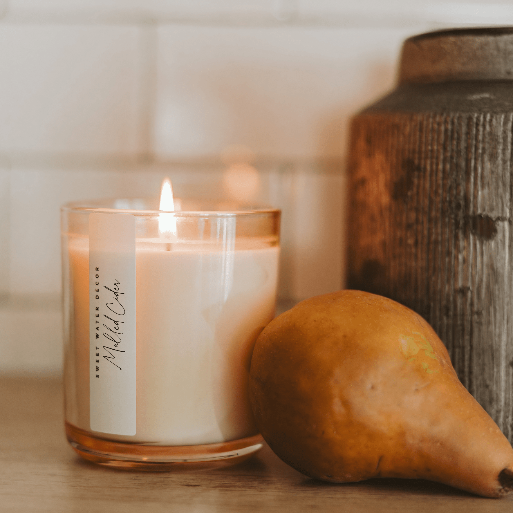 Mulled Cider Soy Candle (12oz Tinted Jar)