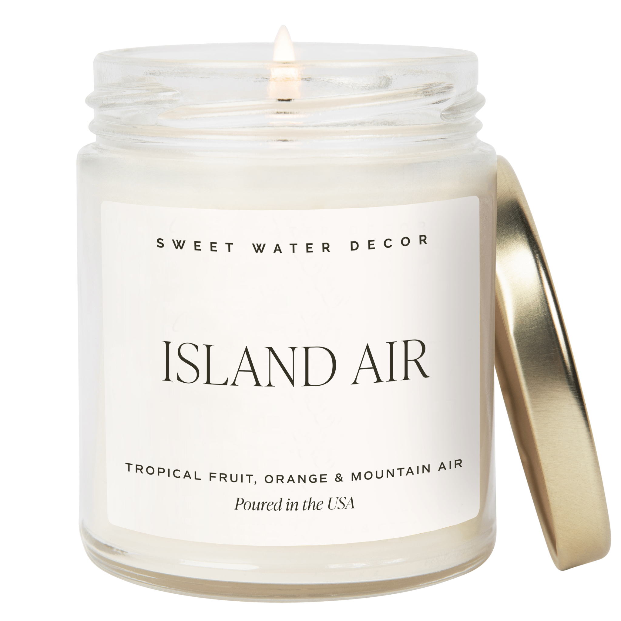 Island Air Soy Candle (9oz Clear Jar)
