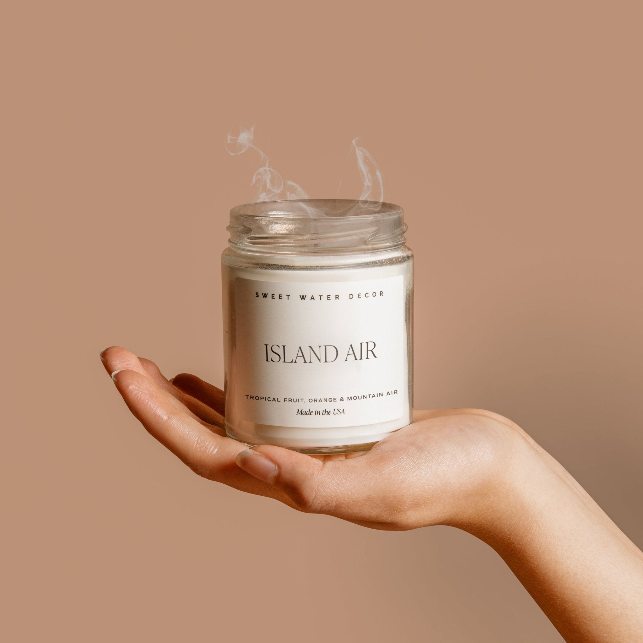 Island Air Soy Candle (9oz Clear Jar)