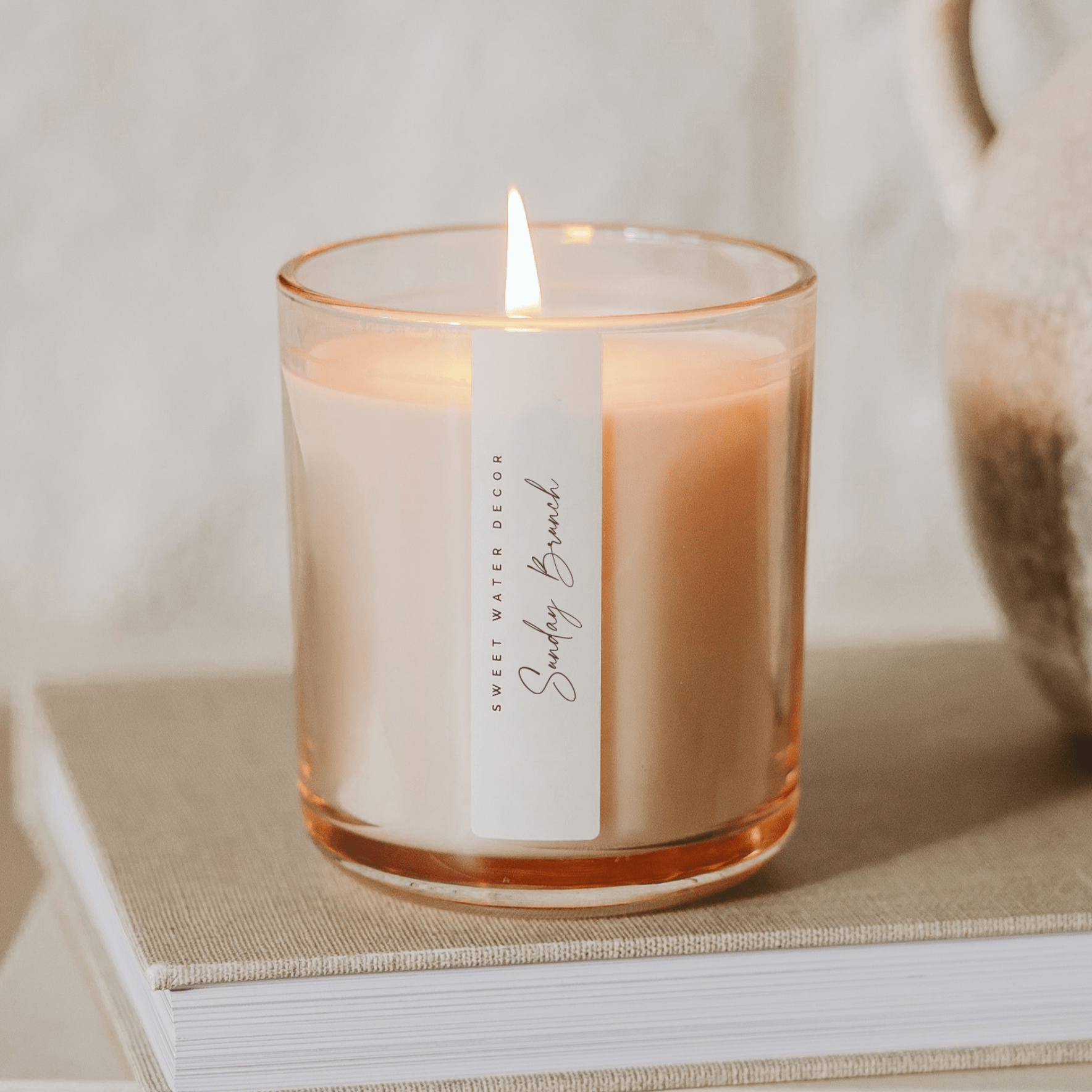 Sunday Brunch Soy Candle (12oz Tinted Glass Jar)
