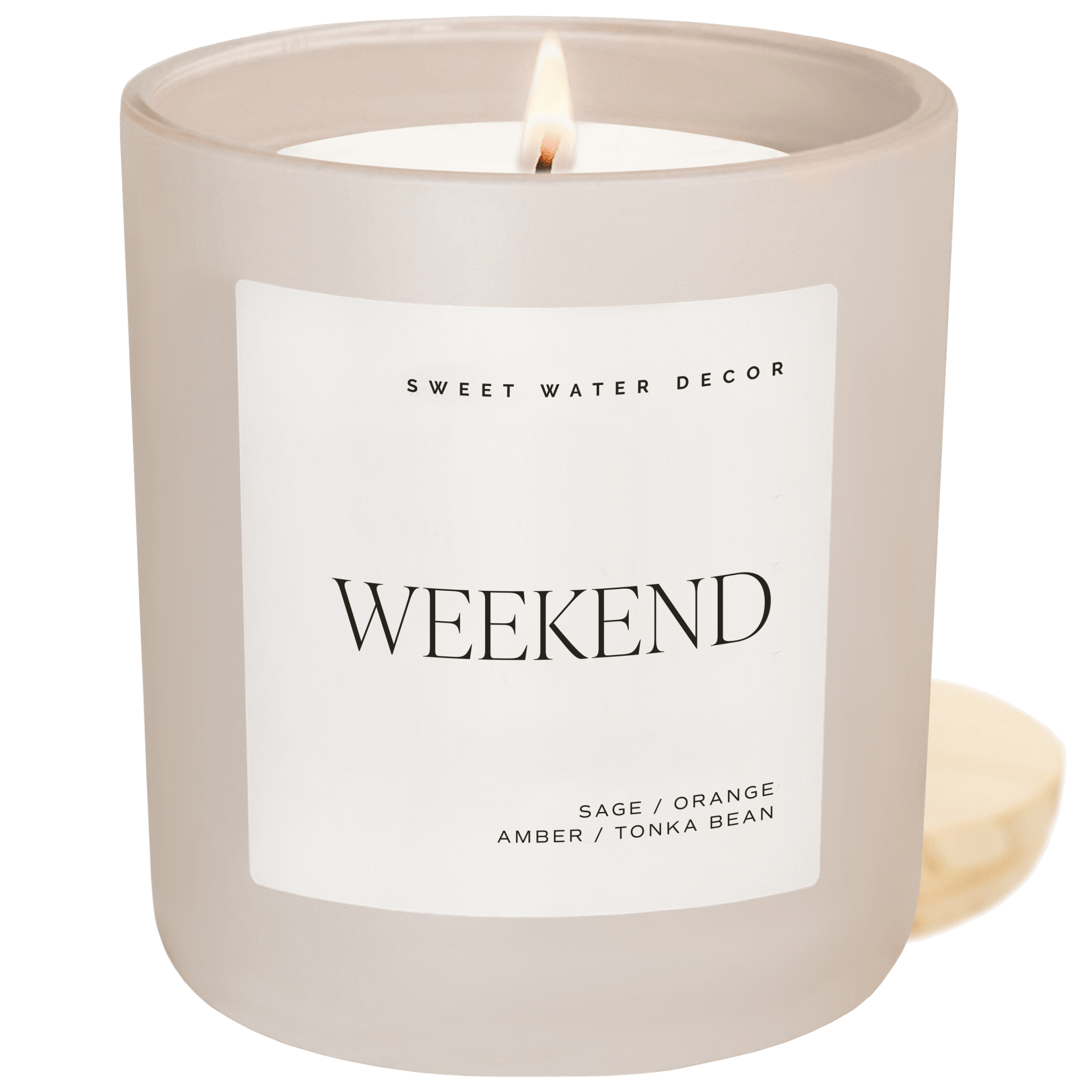 Weekend Soy Candle (15 Tan Matte Jar)