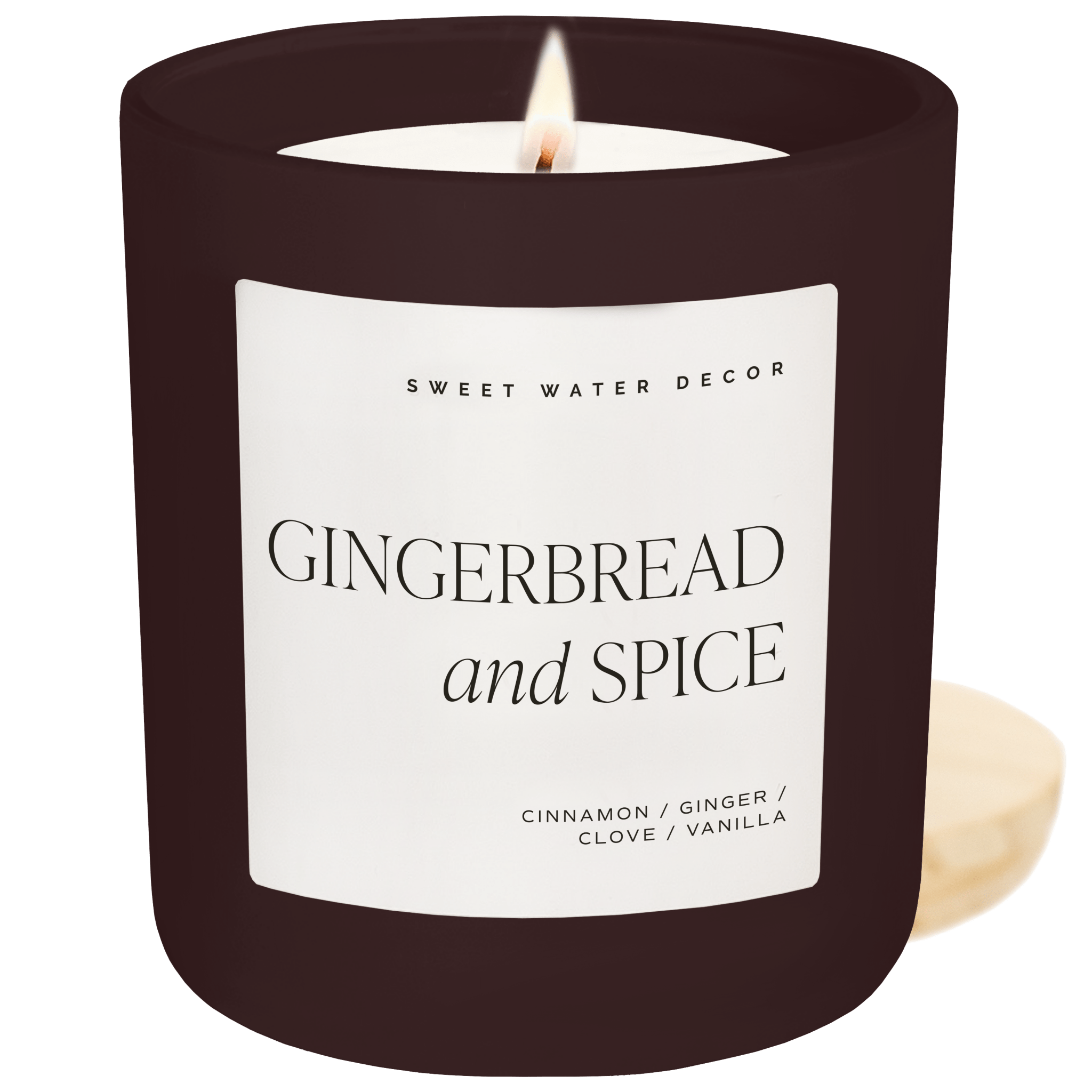 Gingerbread and Spice Soy Candle (Brown Matte Jar 15 oz)
