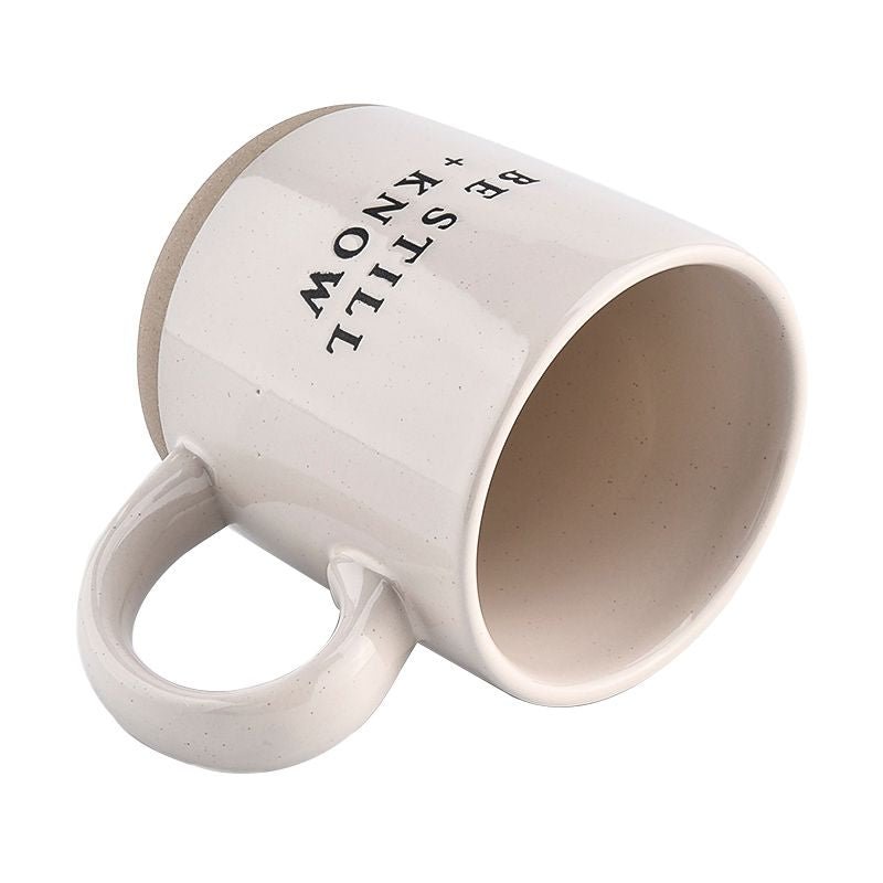 Be Still and Know Stoneware Coffee Mug (14oz)
