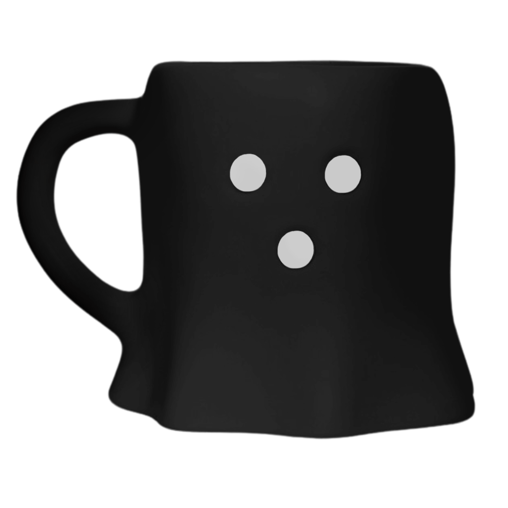Black Ghost 12 oz Figural Coffee Mug