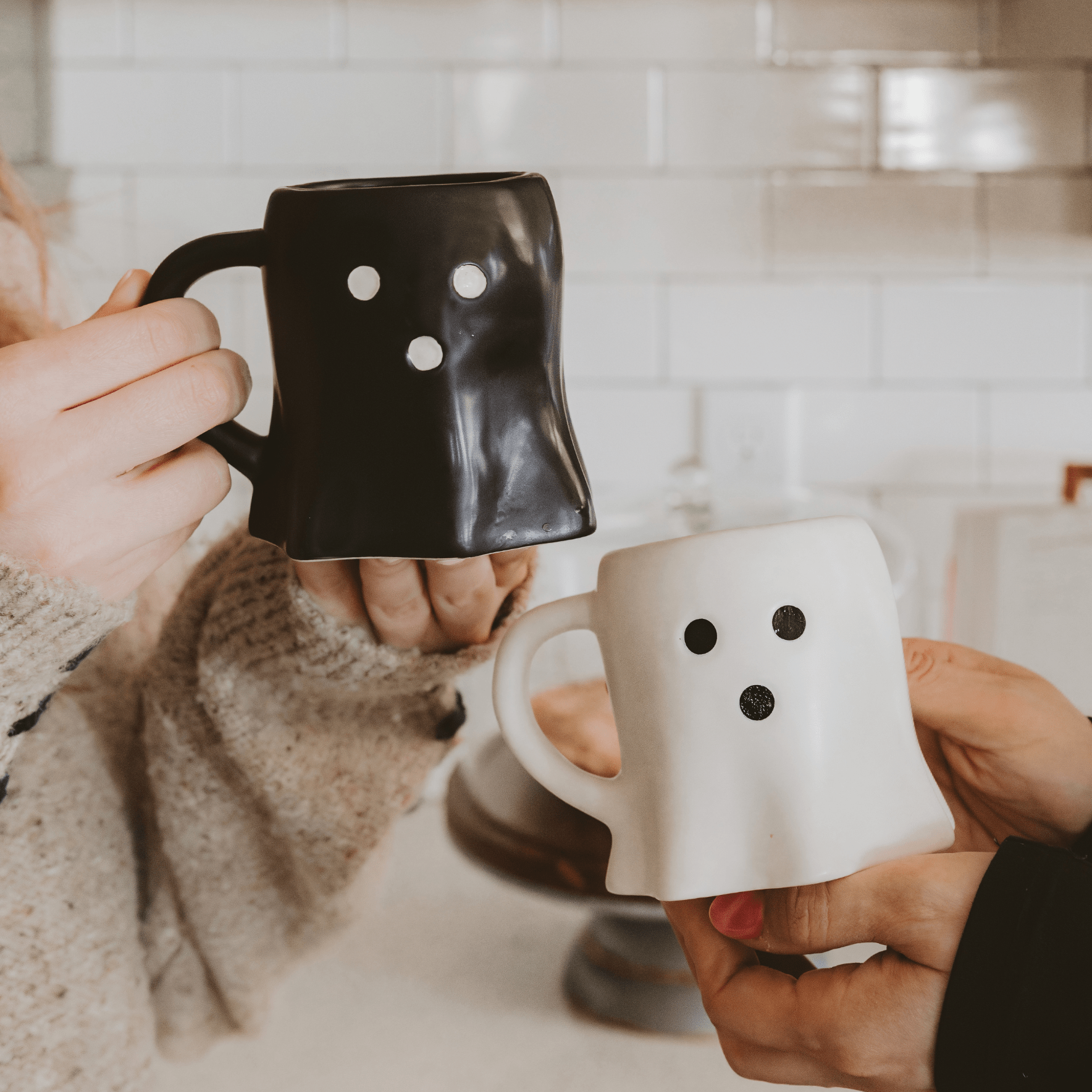 Black Ghost 12 oz Figural Coffee Mug