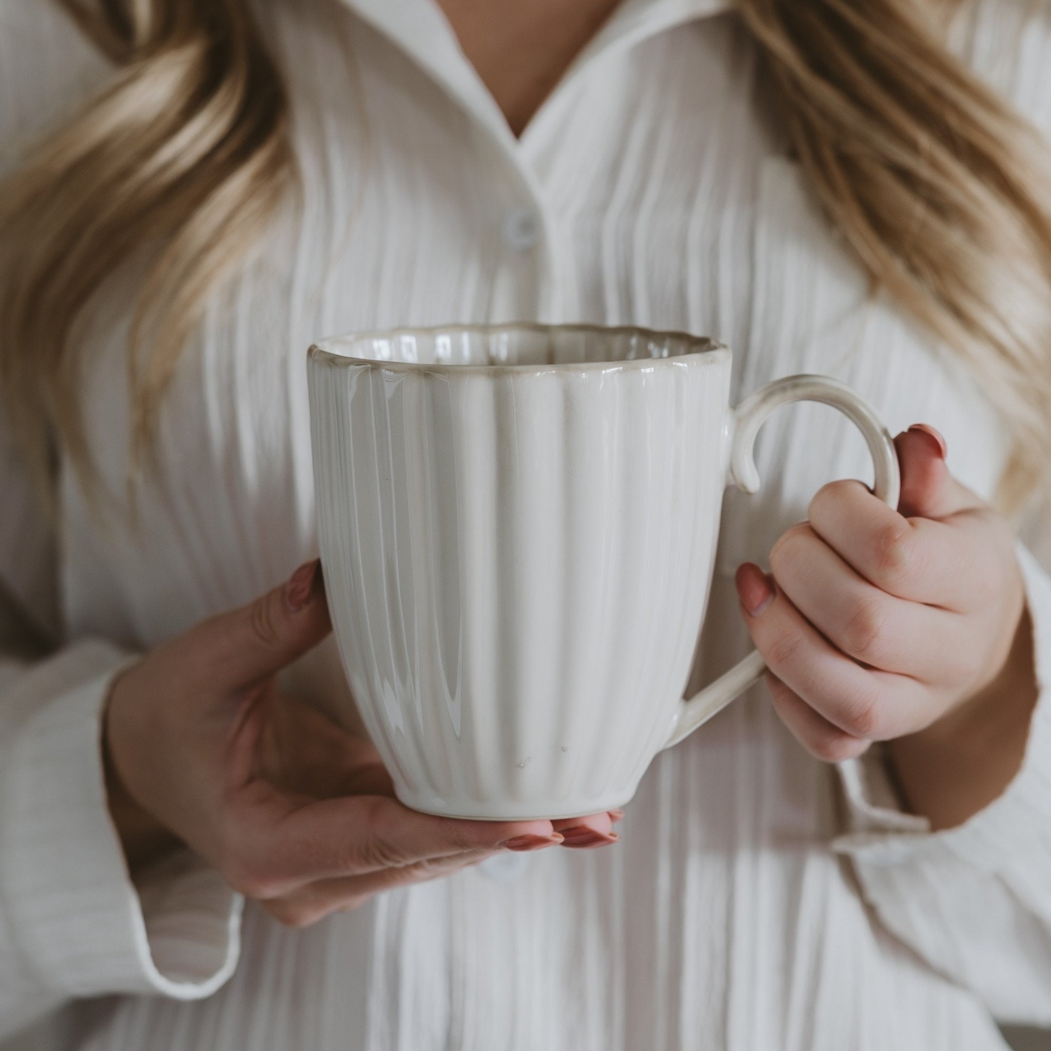 Scallop 20 oz Figural Coffee Mug