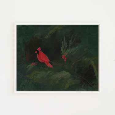 Christmas Cardinal | Canvas