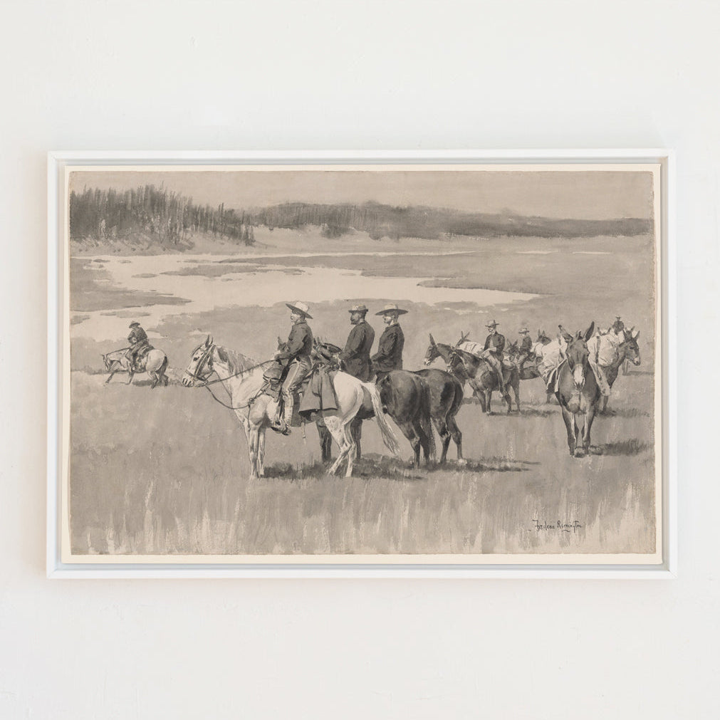 Cowboys Canvas Wall Art . Rectangle