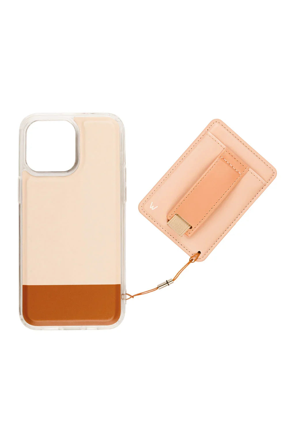 Creamsicle Color Block Magnetic Case and Wallet