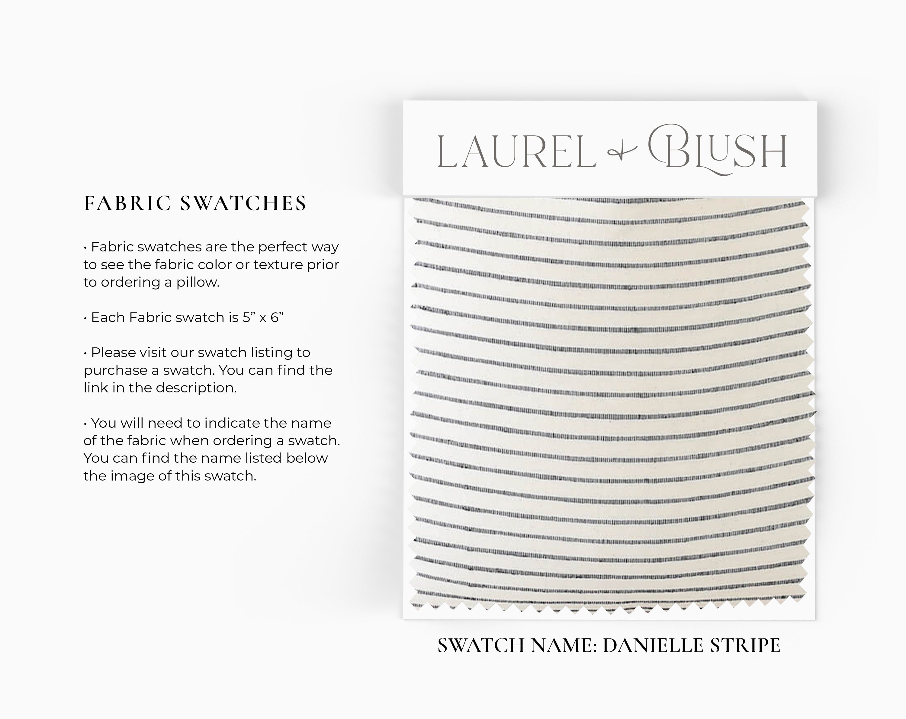 Danielle Stripe Throw Pillow