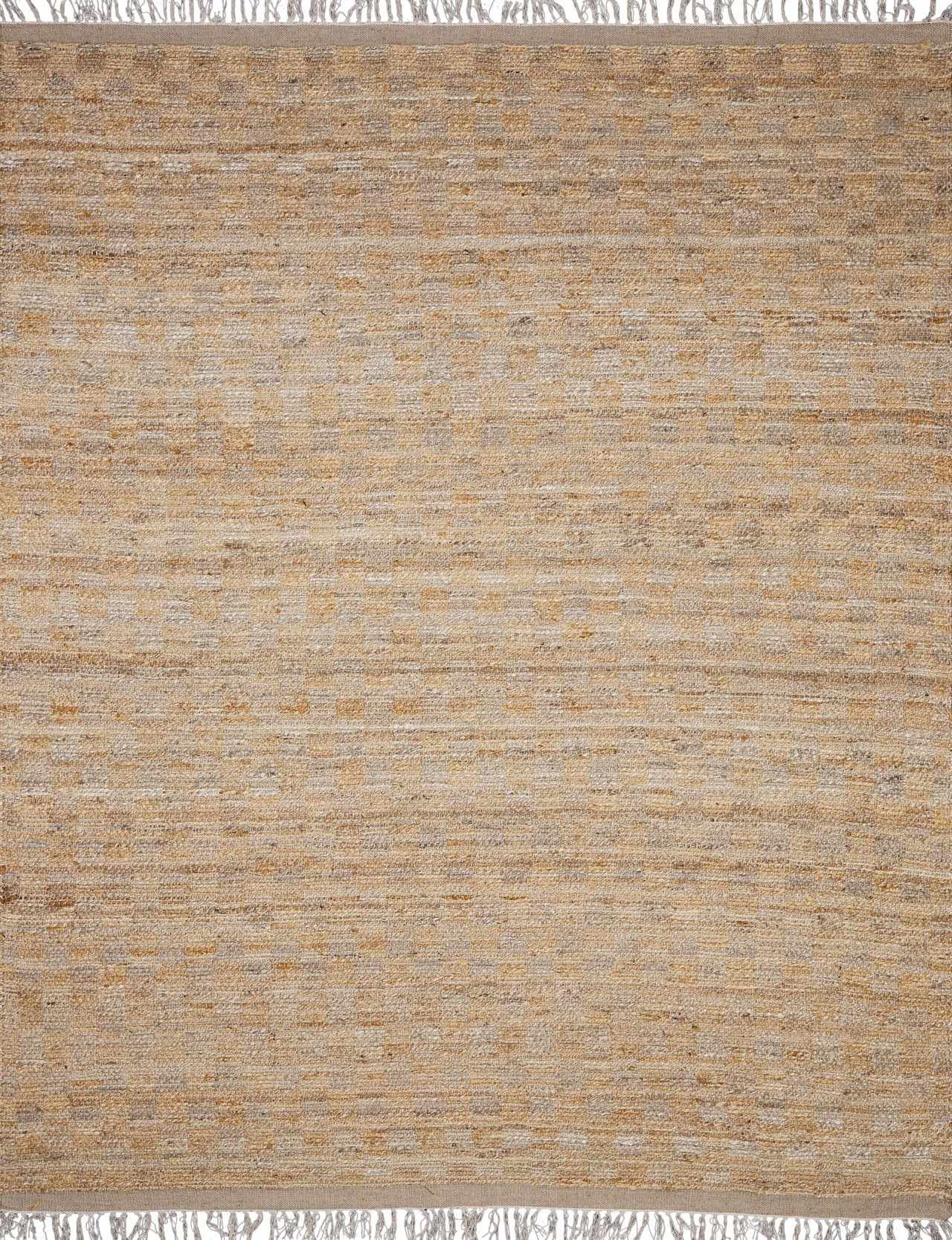 Lonut Checkered Jute Area Rug