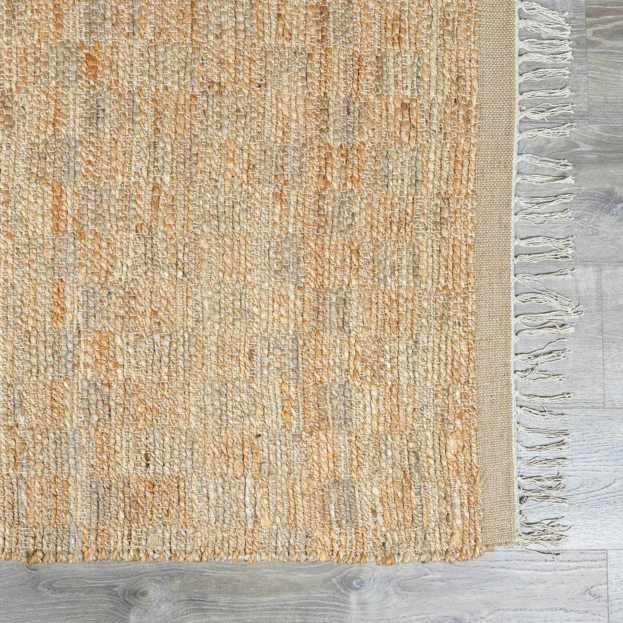 Lonut Checkered Jute Area Rug