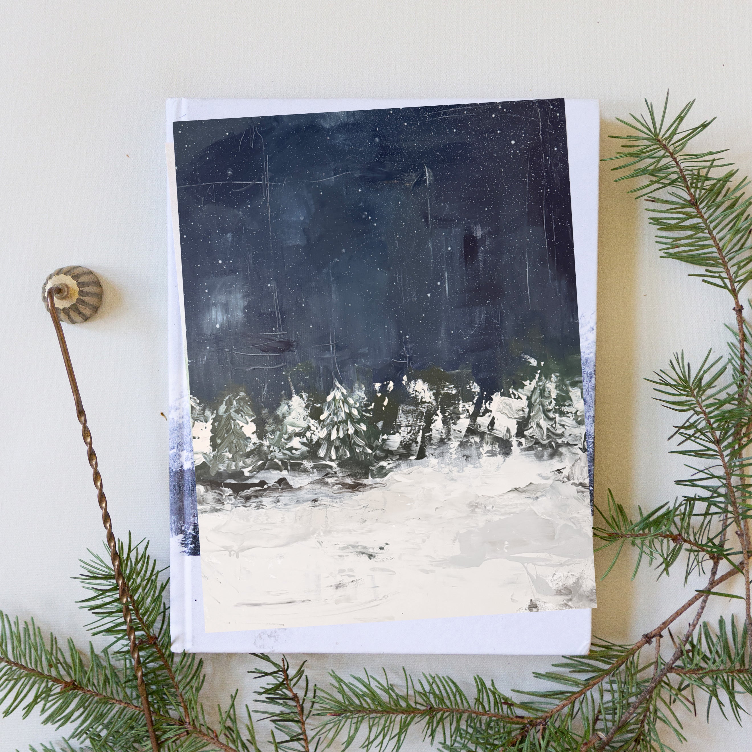 The Earth Stood Still (Snow) Luxe Art Print