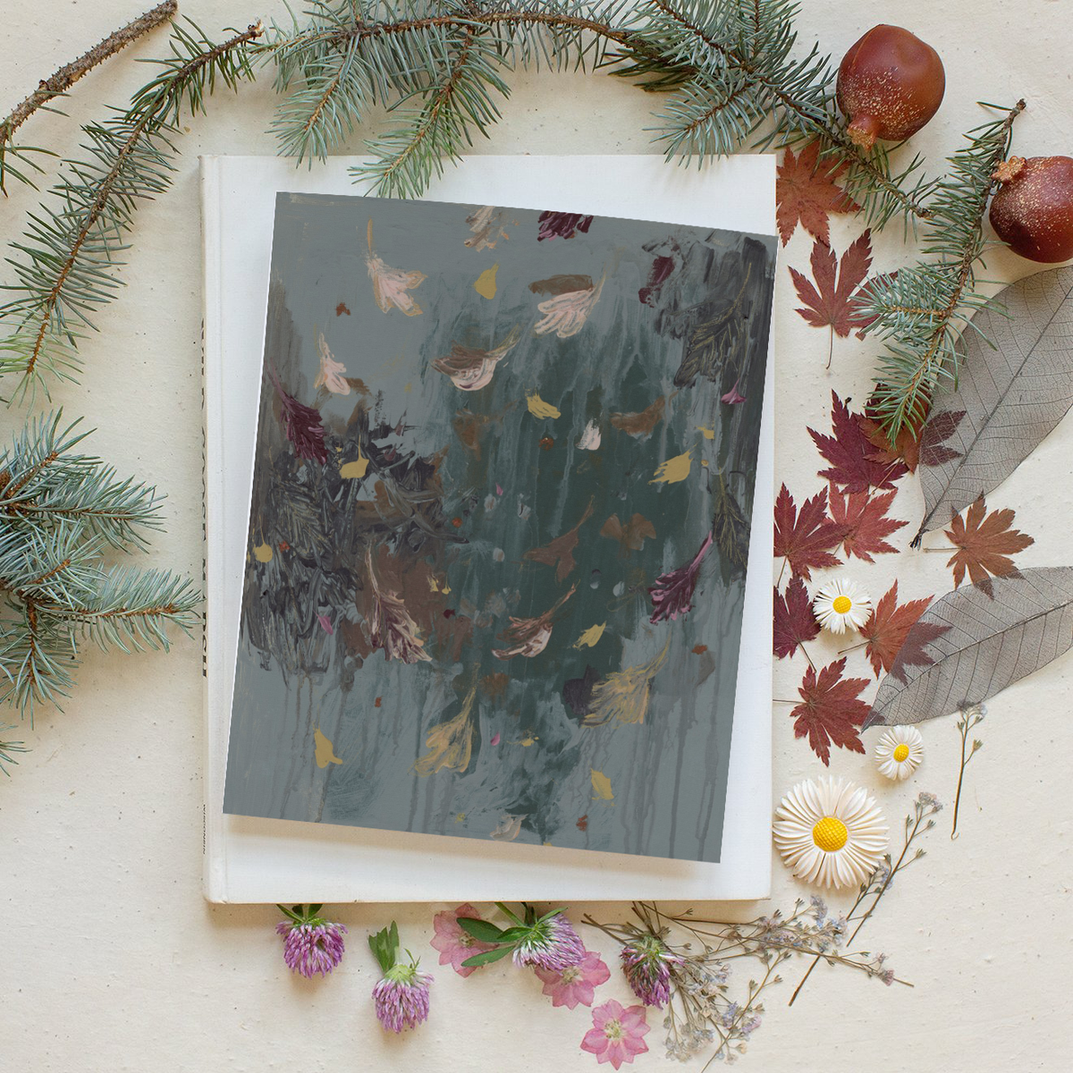 Falling Leaves Luxe Art Print