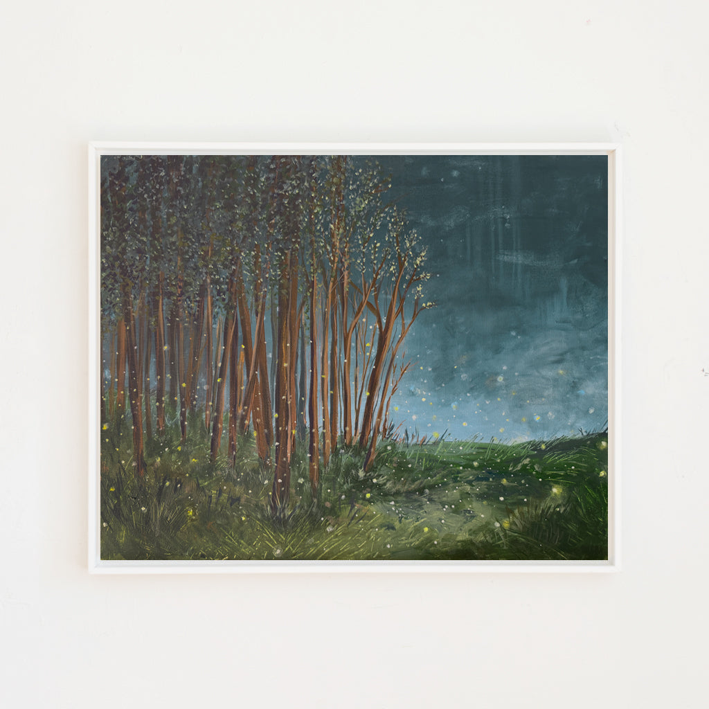 Firefly Woods Canvas Wall Art