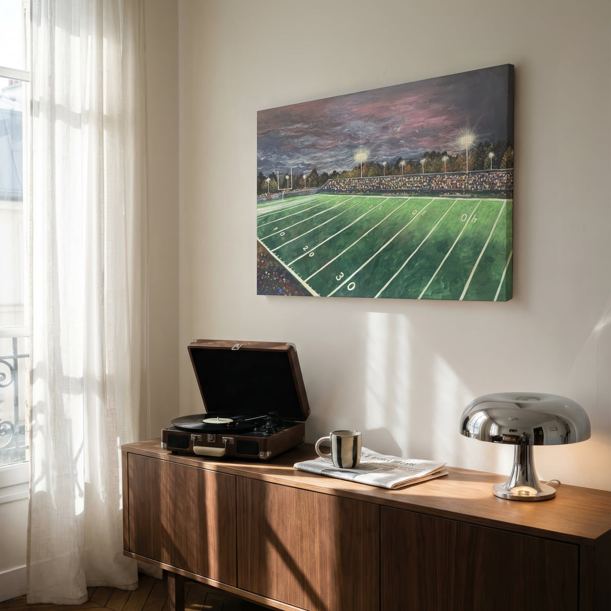 Friday Night Lights Canvas Wall Art