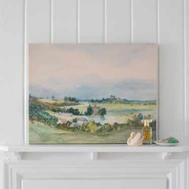 French Watercolor Landscape | Canvas