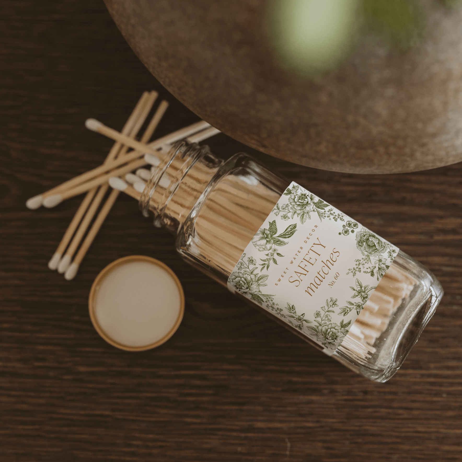 Green Delft White Tip Safety Matches (60 Count, 3.75")