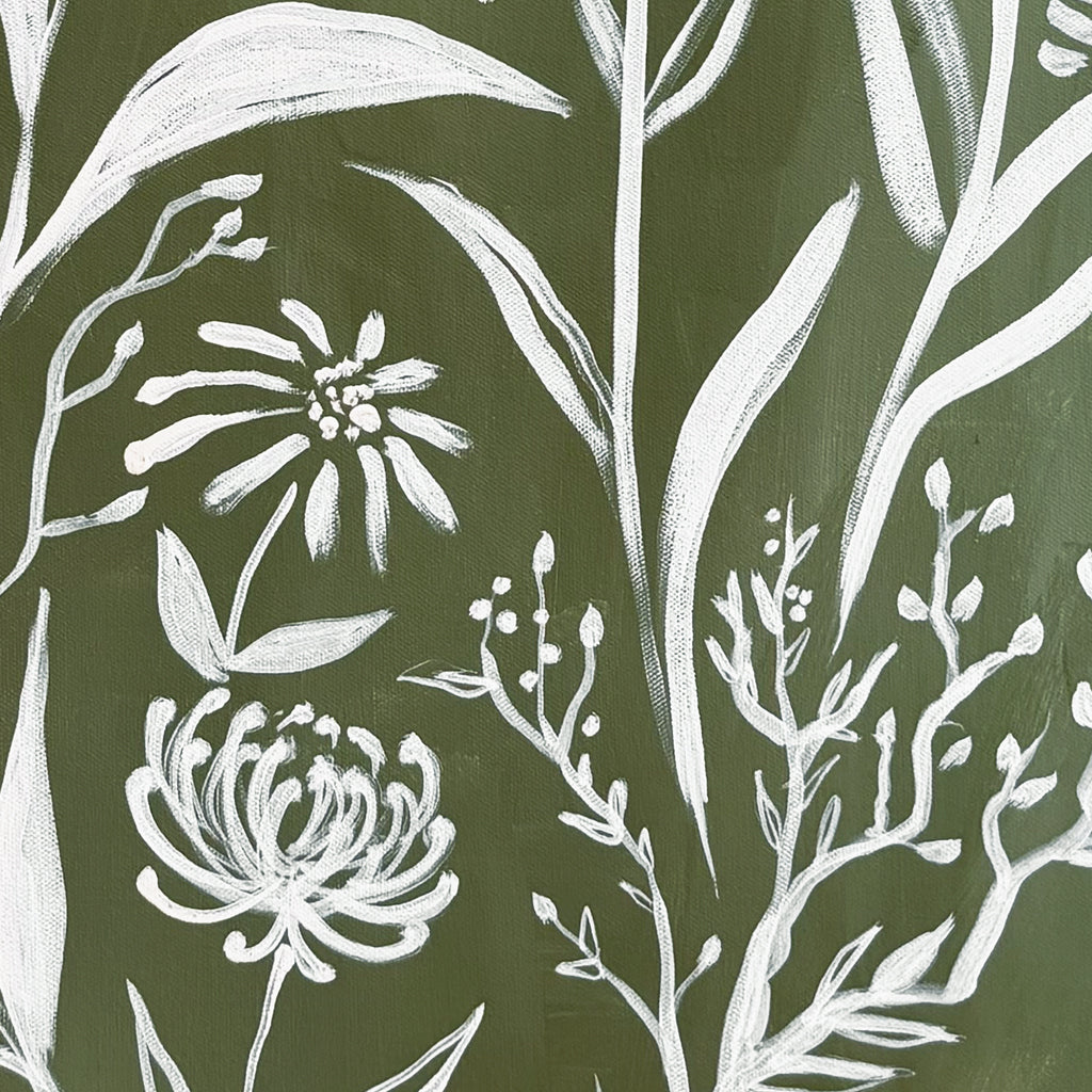 Gathered Wild Canvas Wall Art. Rectangle