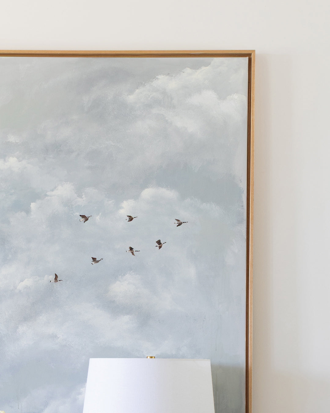 Noble Geese Canvas Wall Art