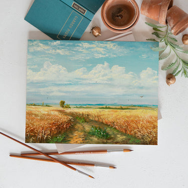 Golden Wheat Field | Art Print