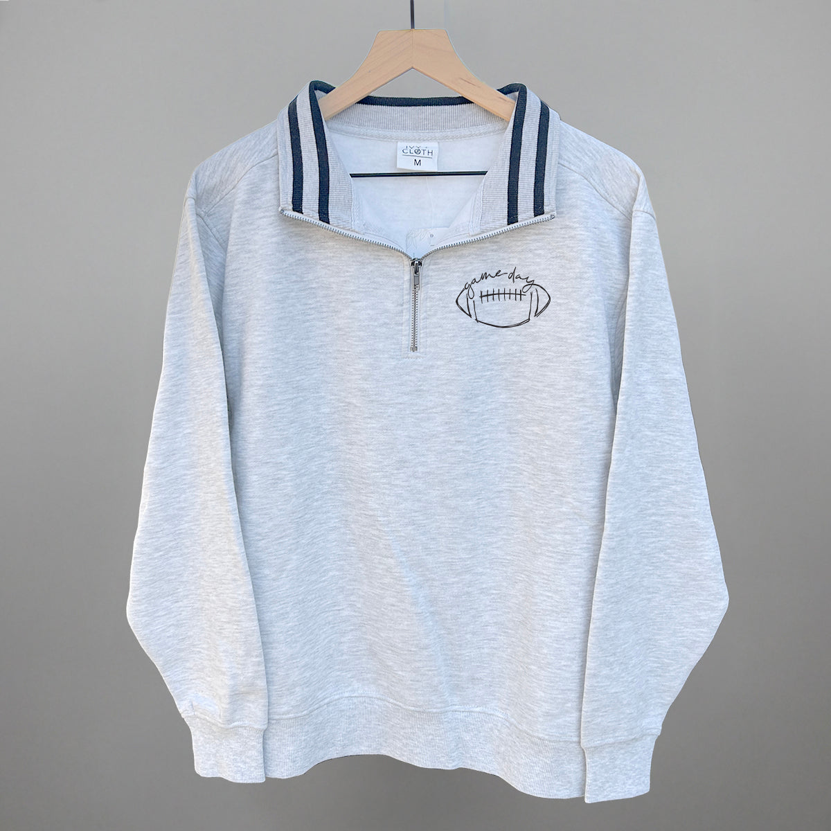 Game Day In Football Scribble (Left Chest)