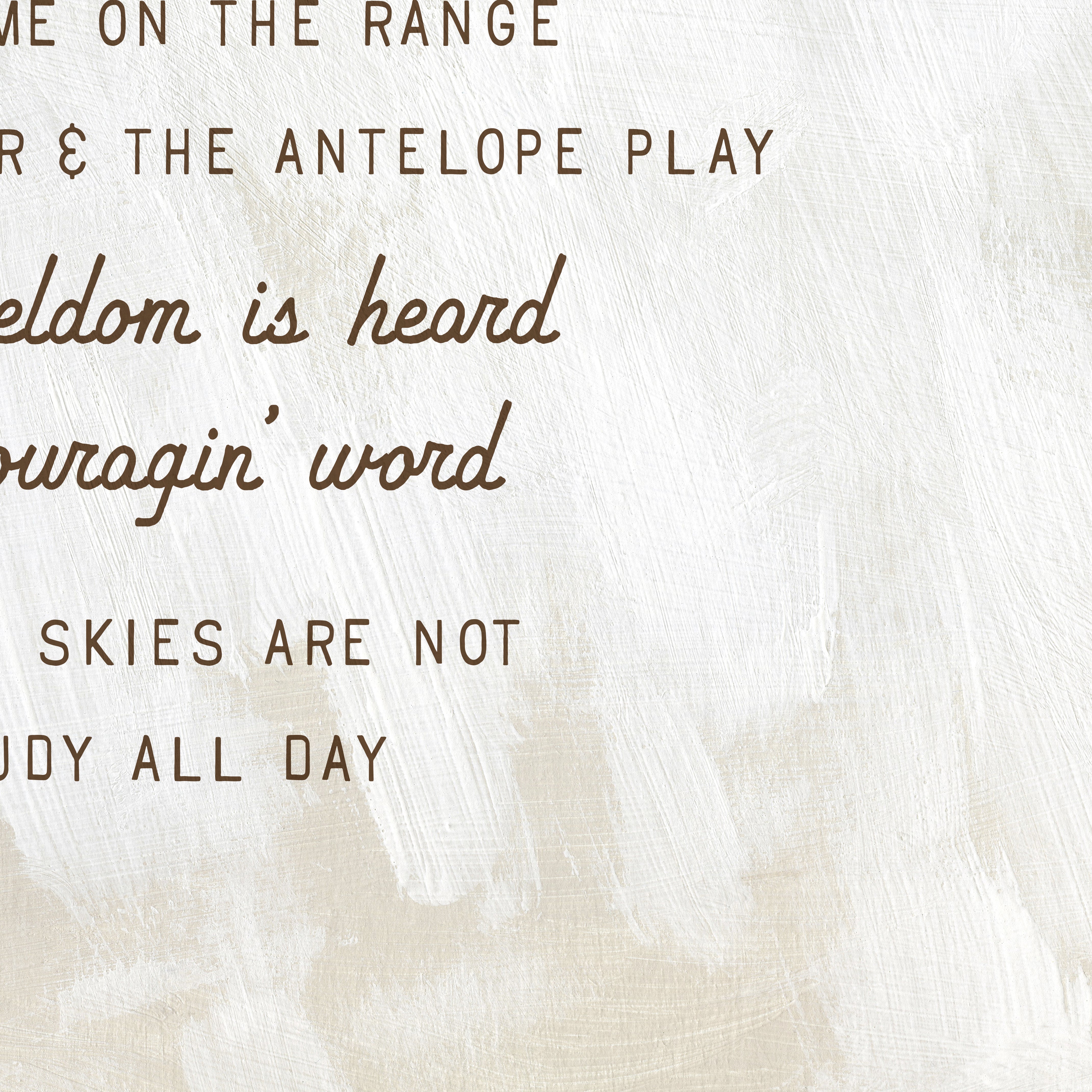 Home on the Range Canvas Wall Art