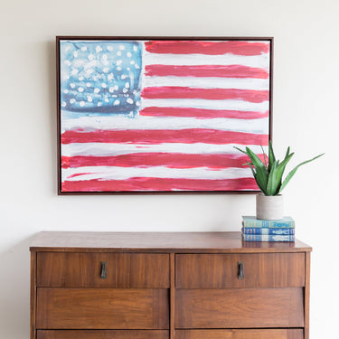 Abstract American Flag | Canvas