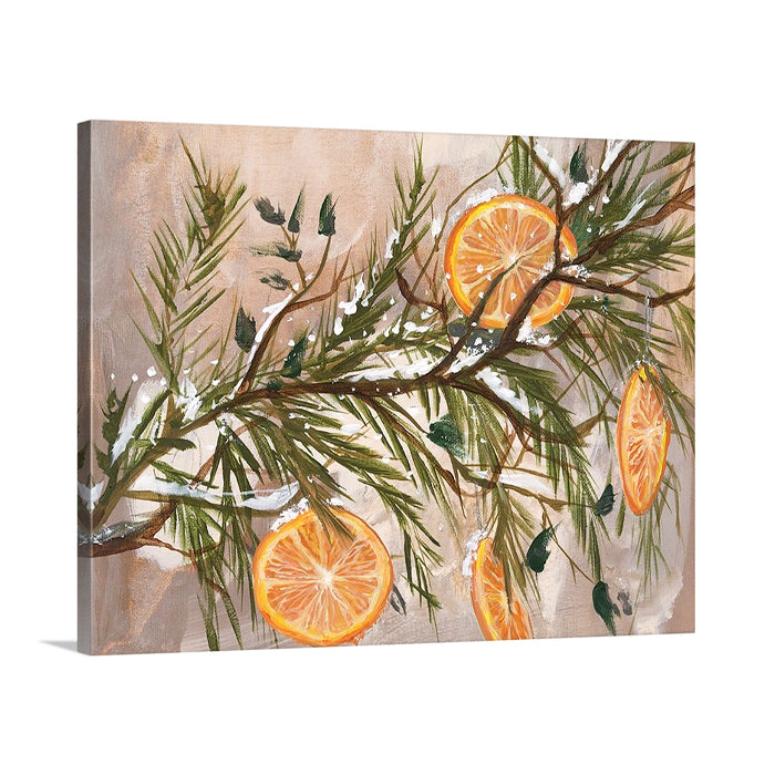 horizontal alternate orientation available for citrus garland canvas