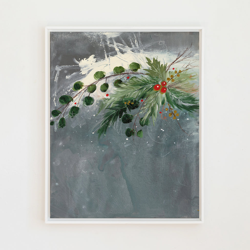 bough of holly canvas