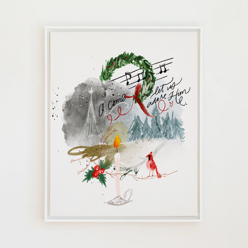 christmas daydream canvas