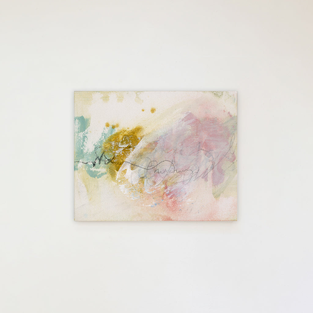 Dahlia Mini ✧・ﾟ Textured Canvas Wall Art