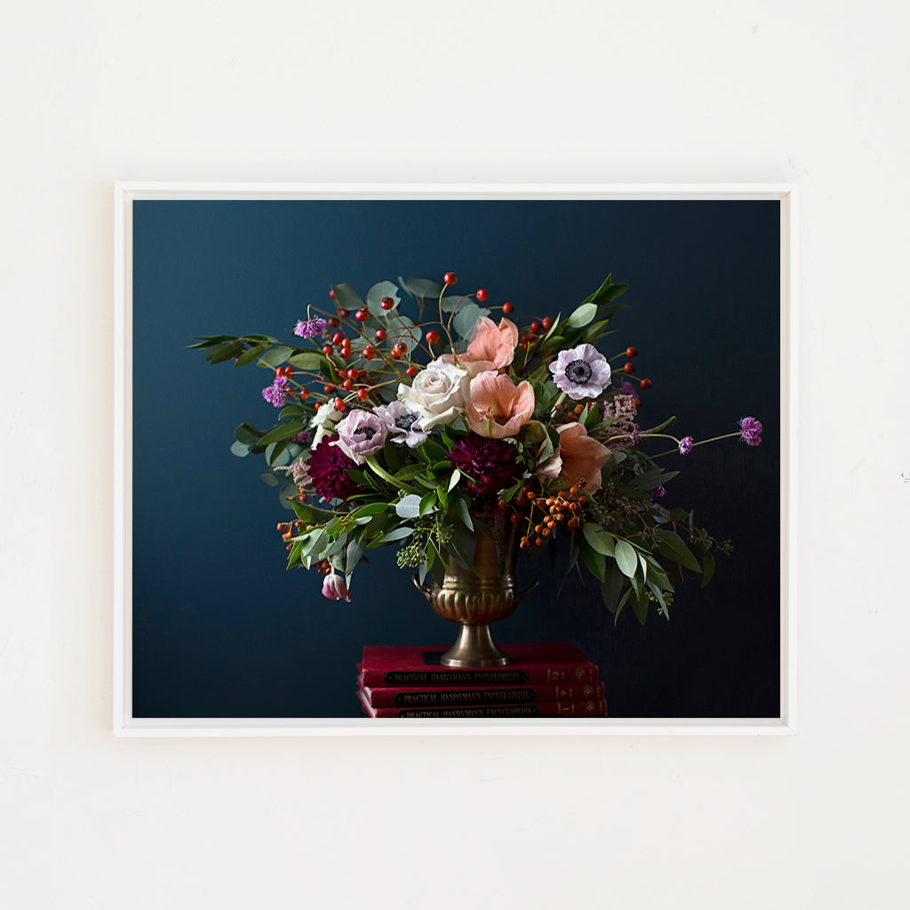 Dutch Blue Floral | Canvas