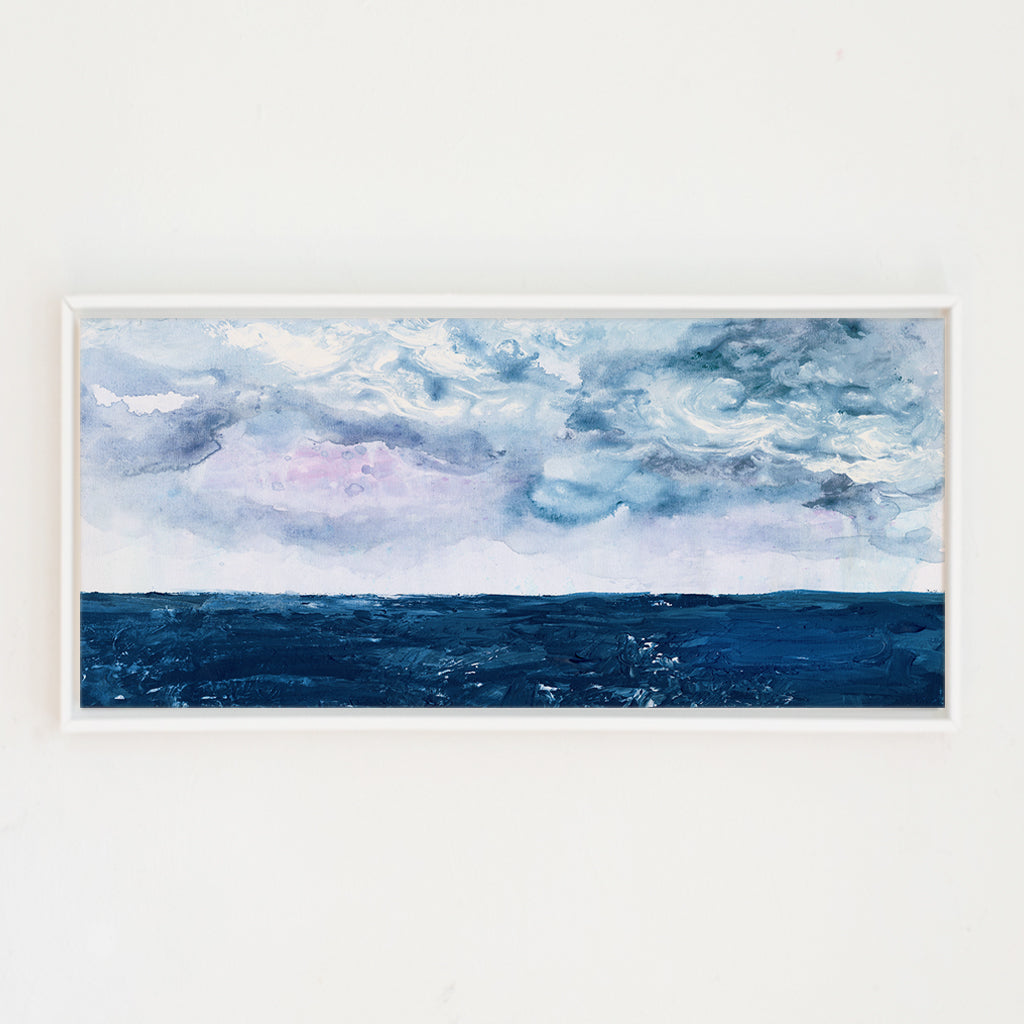 evening ocean canvas