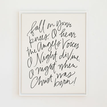 Fall On Your Knees | Alabaster | Canvas