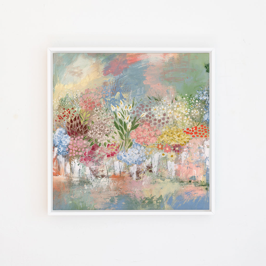 flower stand canvas