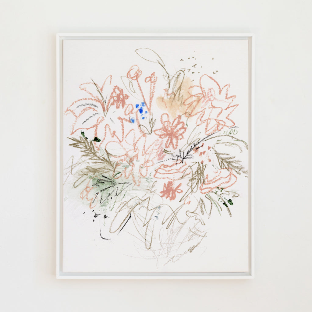 Gestural Floral Sketch | Canvas