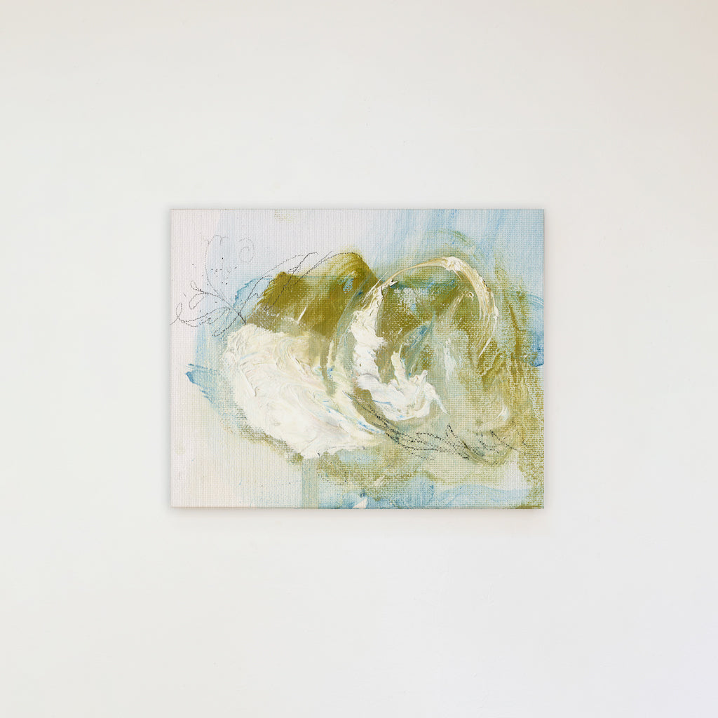 Lemony Lace Mini ✧・ﾟ Textured Canvas Wall Art