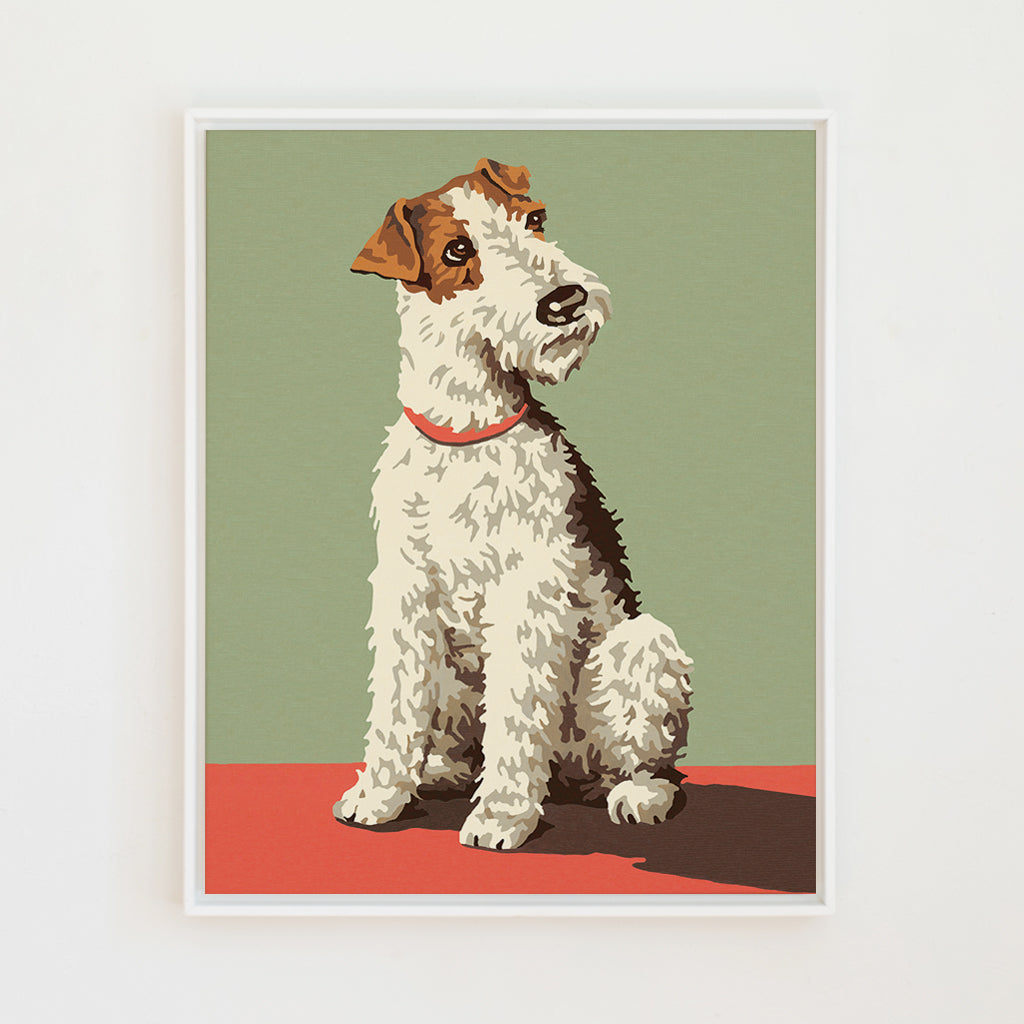 morgan the terrier canvas