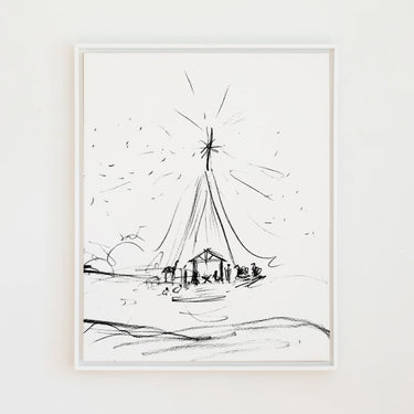 Nativity Sketch | Canvas