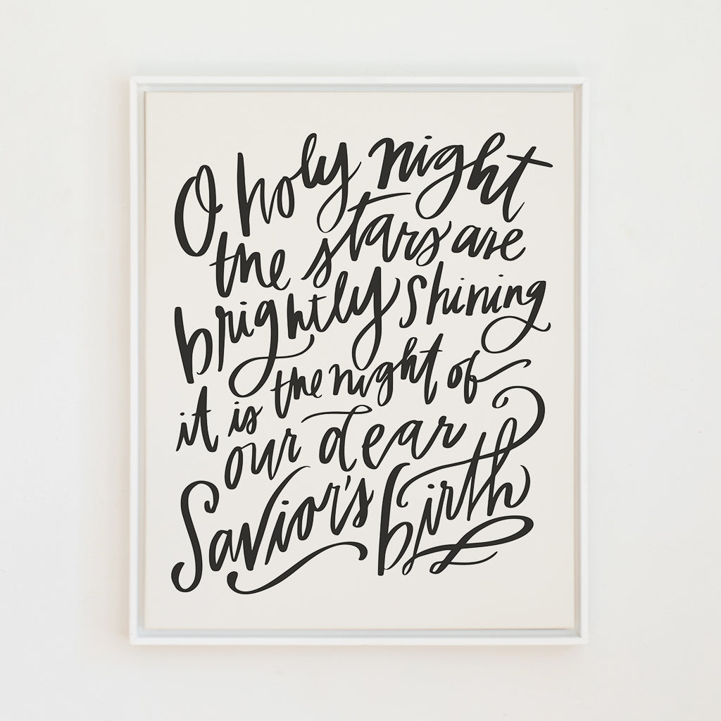 o holy night, second edition canvas