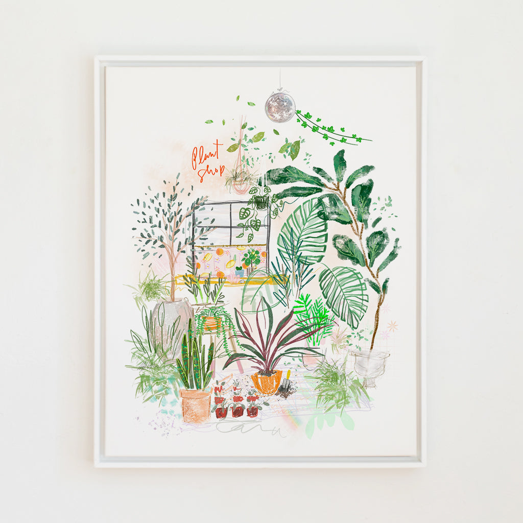 plant shop daydream canvas