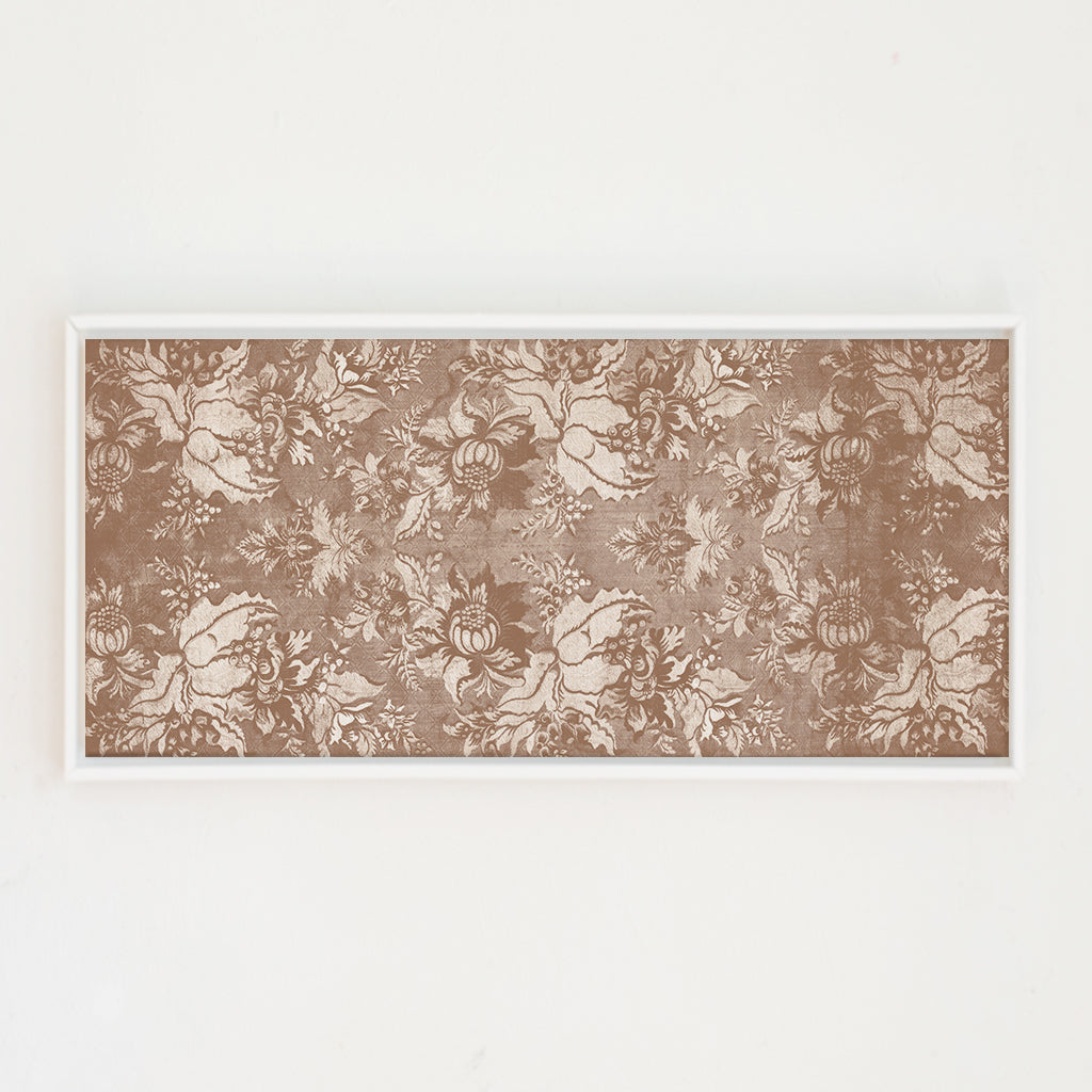 folk flowers tapestry canvas