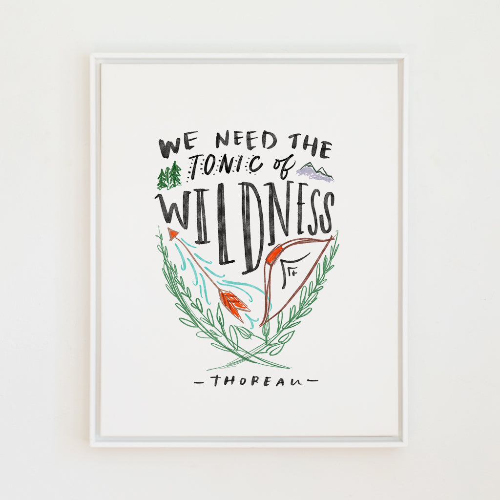 tonic of wildness canvas